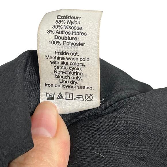 J. Crew Black Lace midi dress with scalloped hem Size 2 - Picture 9 of 10